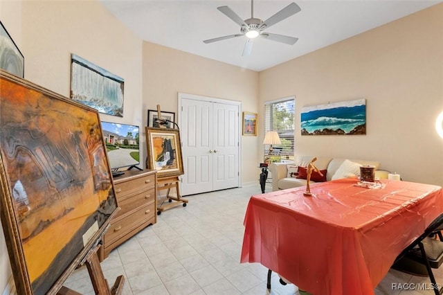 3915 N Grayhawk Loop, Lecanto, FL 34461 - office space featuring ceiling fan and baseboards