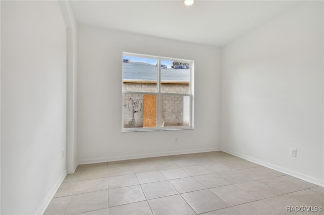 view of tiled empty room