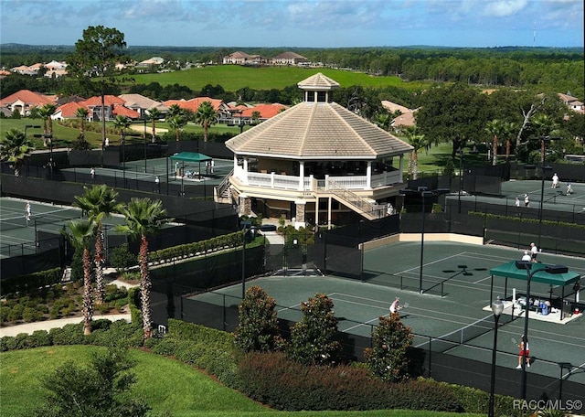 view of sport court