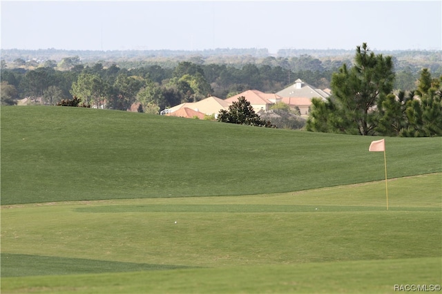 surrounding community featuring a yard