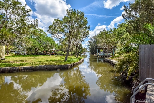 property view of water