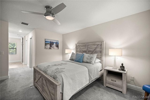 3153 N Chandler Dr, Hernando, FL 34442 - carpeted bedroom featuring a ceiling fan and baseboards