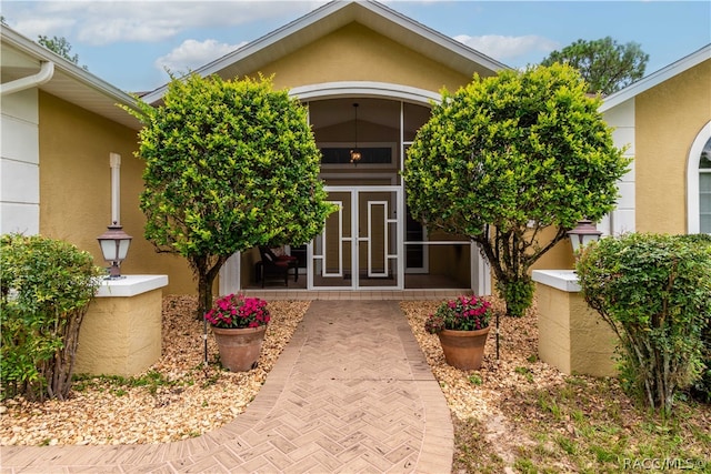 view of entrance to property