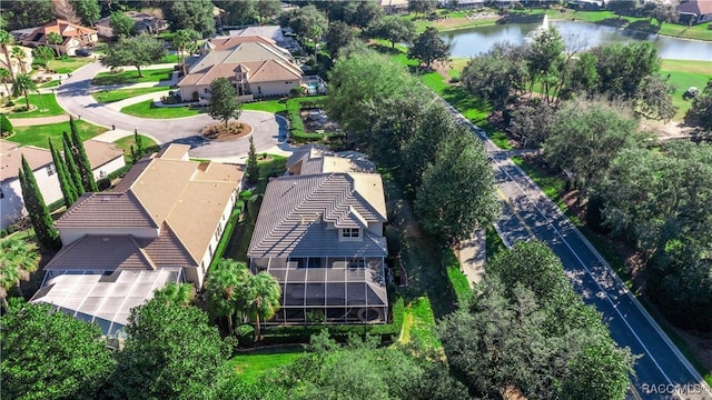 1789 N Sky Glen Path, Hernando, FL 34442 - drone / aerial view featuring a water view and a residential view