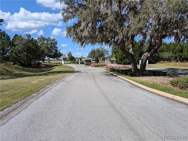 view of road