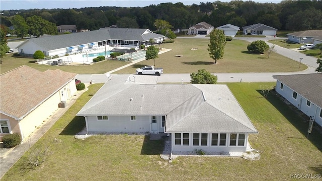 10482 S Clint Loop, Floral City, FL 34436 - aerial view of property and surrounding area with a pool area