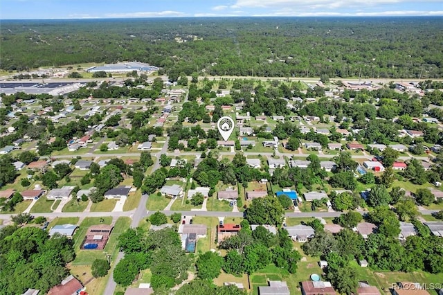 aerial view