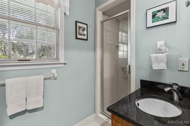 839 N Foxrun Ter, Inverness, FL 34453 - full bathroom with a stall shower and vanity
