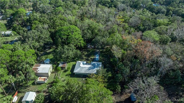 25 64th St, Yankeetown, FL 34498 - aerial view of a forest