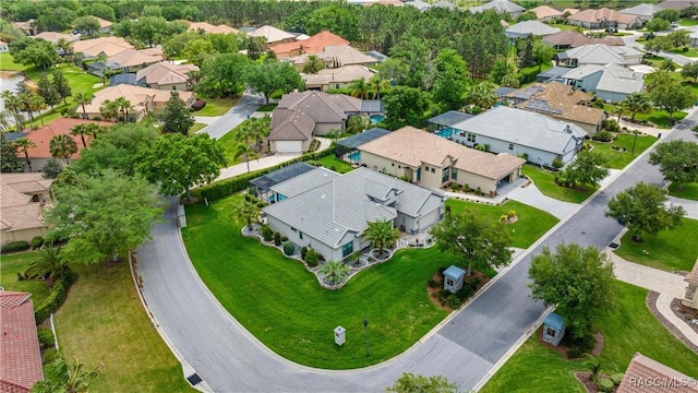 bird's eye view featuring a residential view