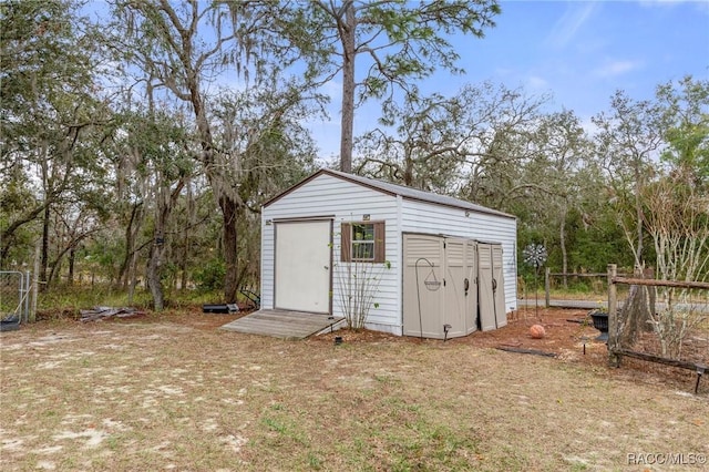 view of outbuilding