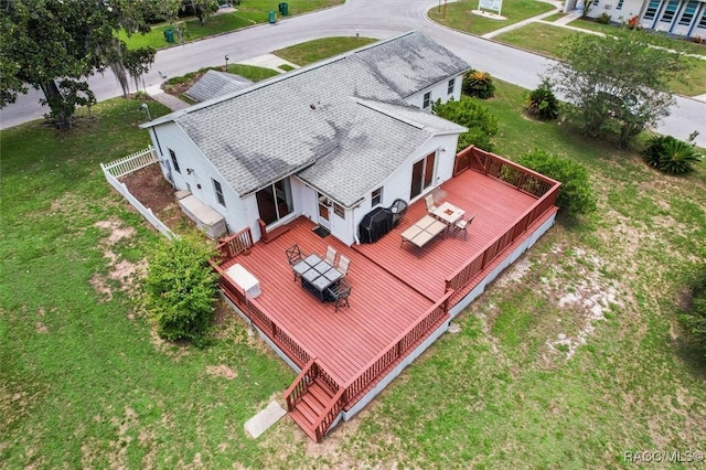 218 N Osceola Ave, Inverness, FL 34450 - view from above of property