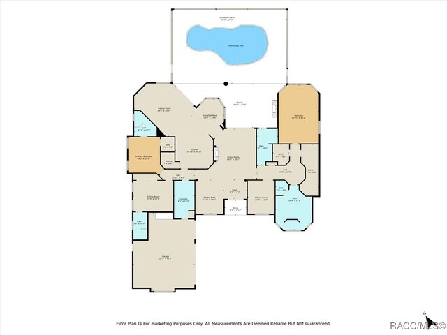 2622 N Carnoustie Loop, Lecanto, FL 34461 - property floor plan