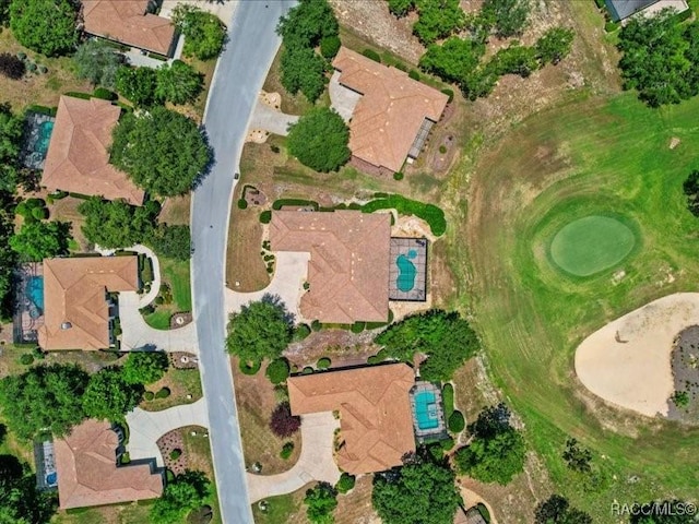 2622 N Carnoustie Loop, Lecanto, FL 34461 - aerial view of property and surrounding area