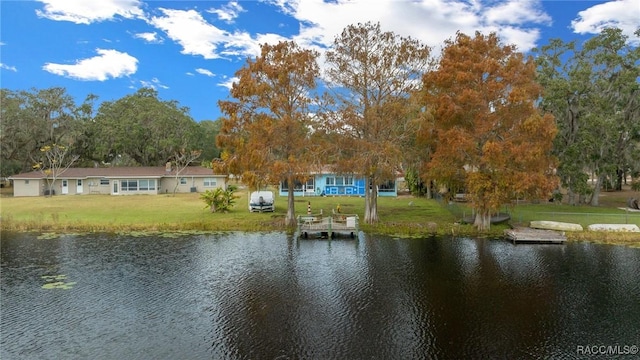 property view of water