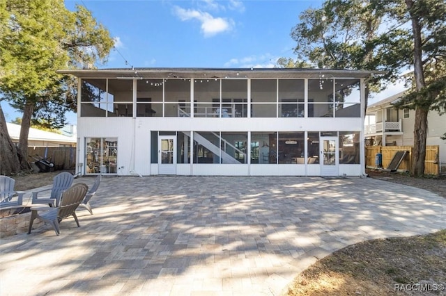 back of house featuring a patio