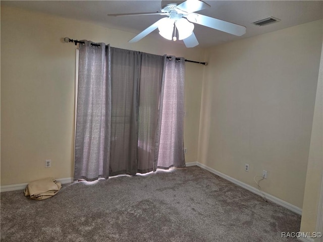 933 N Rembrandt Way, Inverness, FL 34453 - carpeted empty room featuring a ceiling fan and baseboards