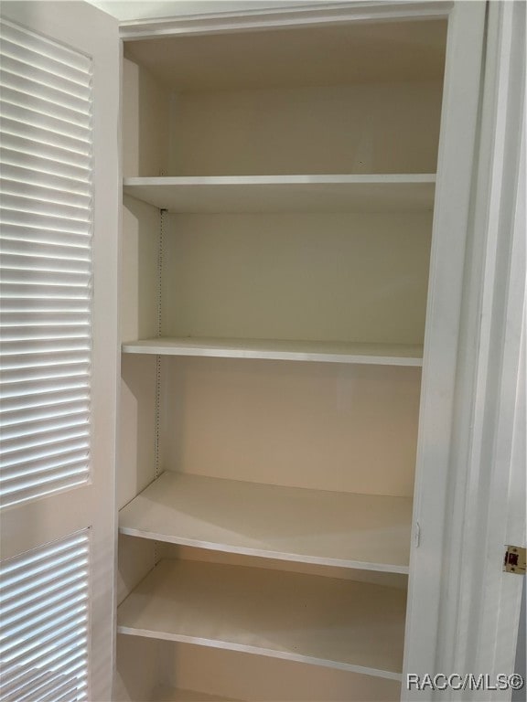 view of closet