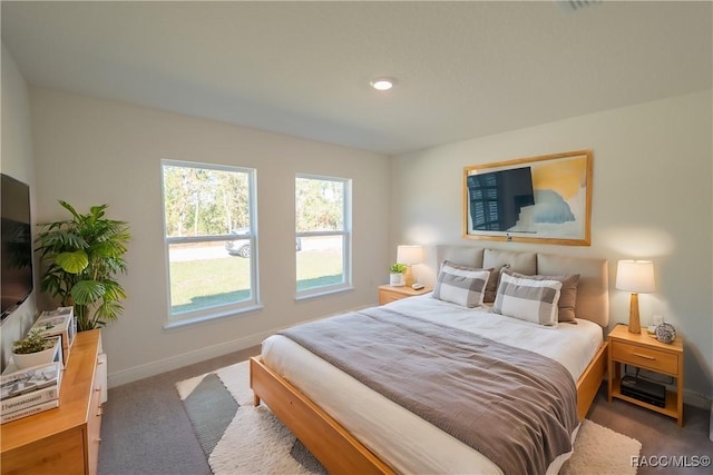 bedroom featuring carpet flooring