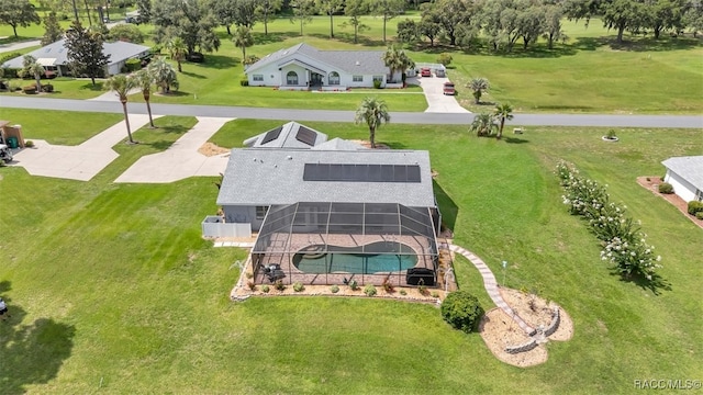 391 E Falconry Ct, Hernando, FL 34442 - aerial view of property and surrounding area featuring a pool area