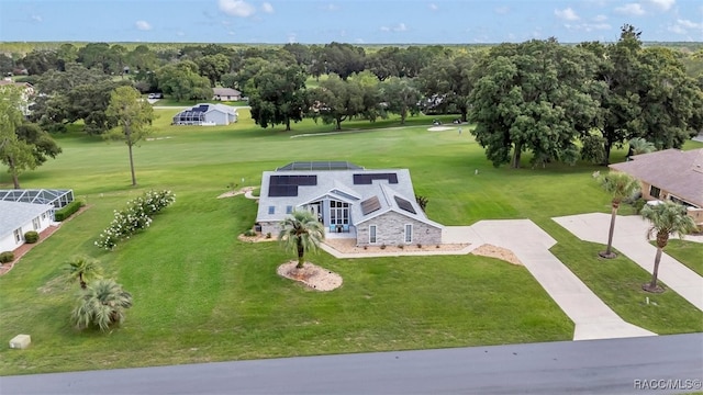 391 E Falconry Ct, Hernando, FL 34442 - view of subject property with a tree filled landscape
