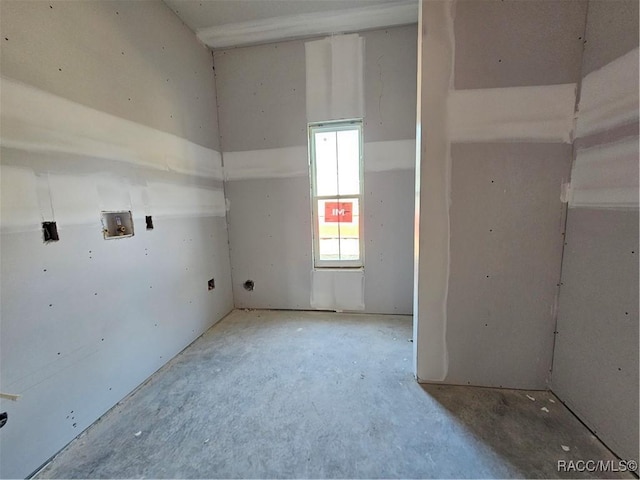 laundry room featuring laundry area and hookup for a washing machine