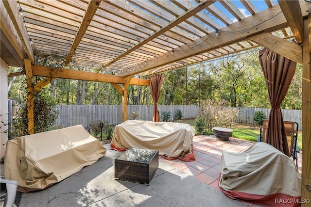 11058 N Morrell Dr, Citrus Springs, FL 34434 - fenced backyard featuring a patio and a grill