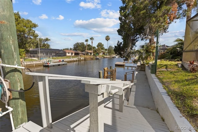 3945 N Timucua Pt, Crystal River, FL 34428 - dock area with a water view