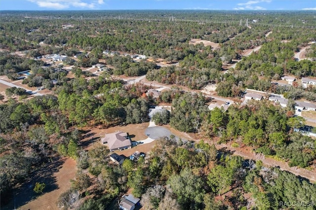 1923 W Mcneal Dr, Citrus Springs, FL 34434 - aerial view of property's location with a heavily wooded area