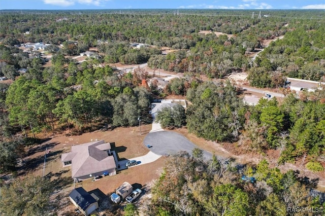 1923 W Mcneal Dr, Citrus Springs, FL 34434 - aerial overview of property's location with a heavily wooded area