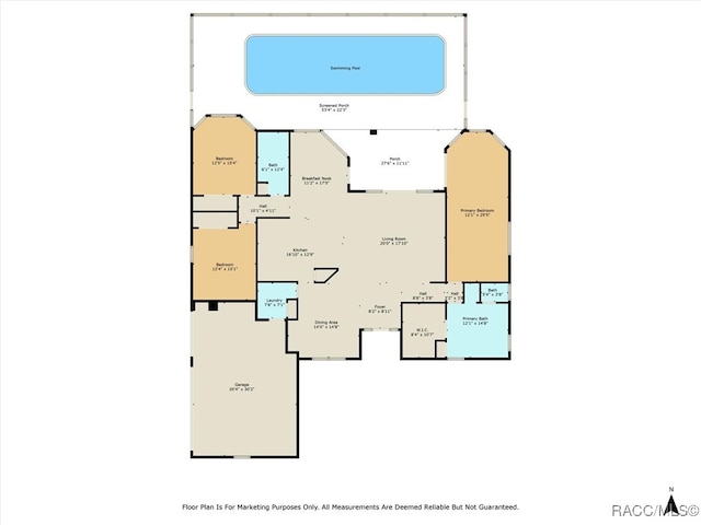 9989 N Langdon Rd, Citrus Springs, FL 34434 - view of home floor plan