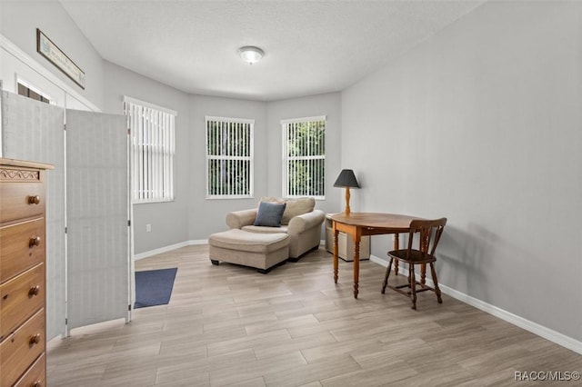 9989 N Langdon Rd, Citrus Springs, FL 34434 - living area featuring baseboards and light wood-style flooring