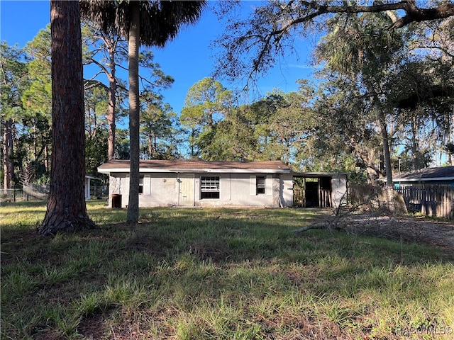 view of back of house