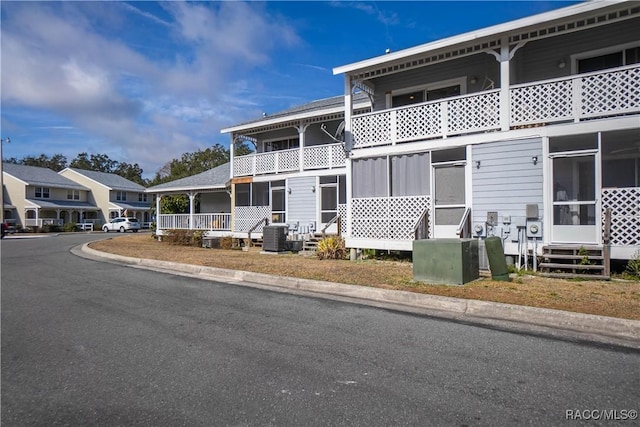 exterior space with central AC unit