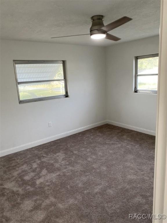 45 S Davis St, Beverly Hills, FL 34465 - carpeted spare room with a ceiling fan and baseboards