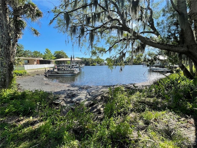 120 NW Magnolia Cir, Crystal River, FL 34428 - dock featuring a water view