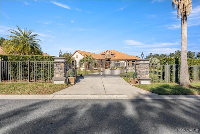 view of ranch-style home