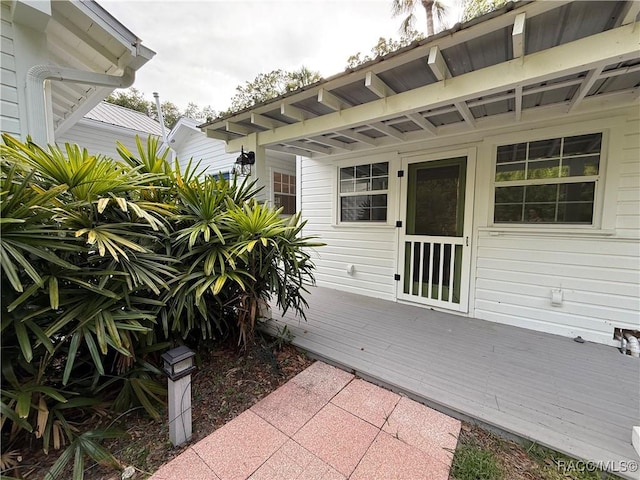 5217 Riverside Dr, Yankeetown, FL 34498 - view of deck