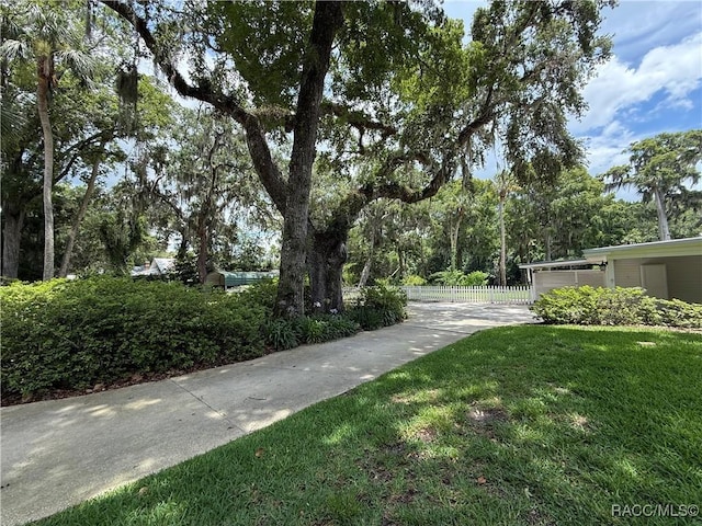 5217 Riverside Dr, Yankeetown, FL 34498 - view of yard featuring driveway