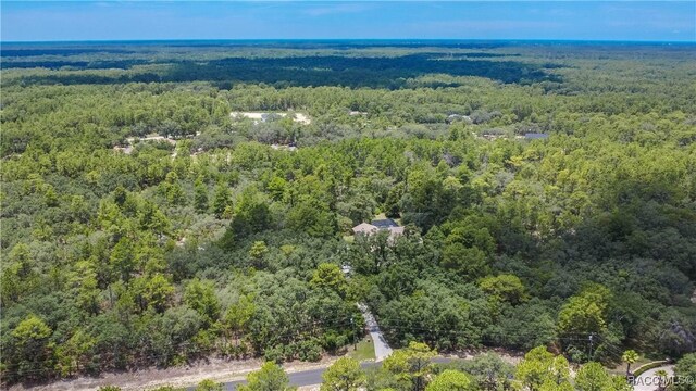 5550 W Yearling Dr, Beverly Hills, FL 34465 - drone / aerial view of a heavily wooded area