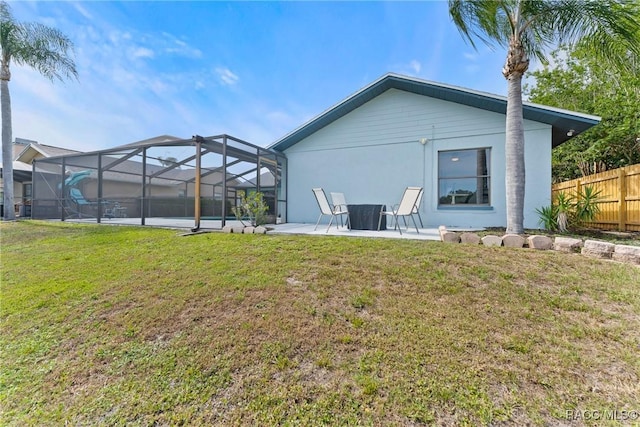 8638 Chadwick Dr, Tampa, FL 33635 - back of house with a patio and a lanai