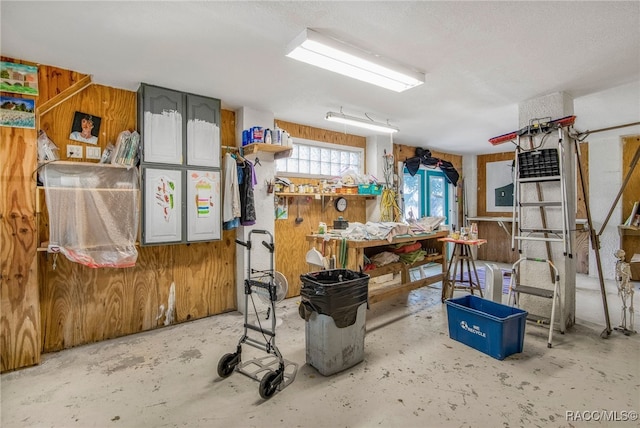 view of storage room