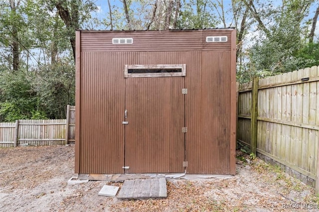 view of outbuilding