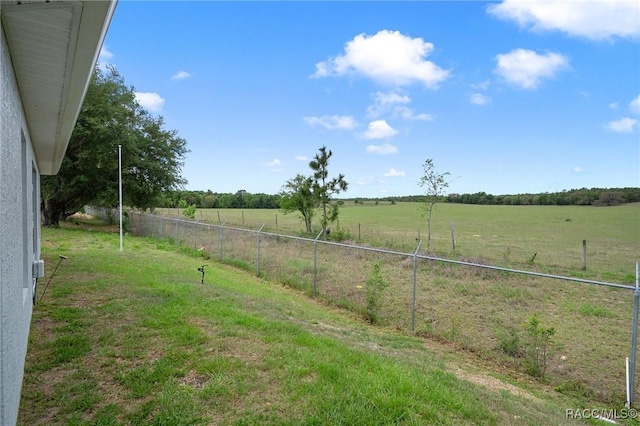 10541 S Drew Bryant Cir, Floral City, FL 34436 - view of yard with fence and a rural view