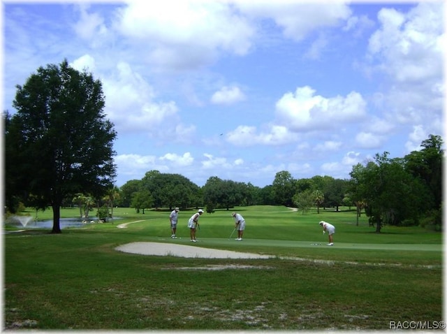 surrounding community with a lawn