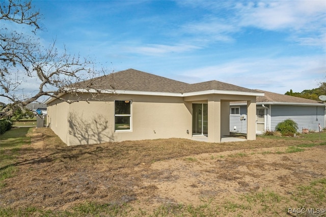 view of rear view of property