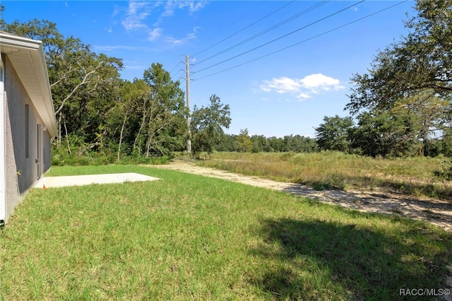 view of yard