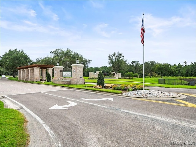 view of parking / parking lot