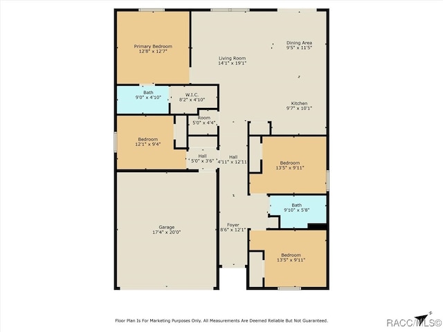 457 W Fairways View Dr, Beverly Hills, FL 34465 - home floor plan
