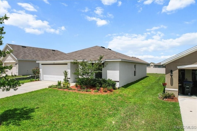 457 W Fairways View Dr, Beverly Hills, FL 34465 - view of front of home featuring stucco siding, concrete driveway, and a garage